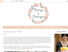 Tablet Screenshot of changsandchanges.com
